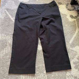 Apt 9 Modern Fit Crop Black Capri Dress Pant